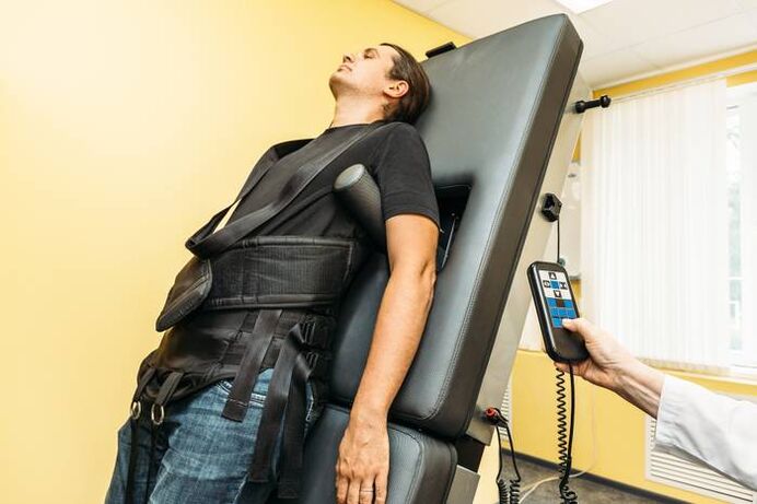 muguras vilkšana osteohondrozes gadījumā